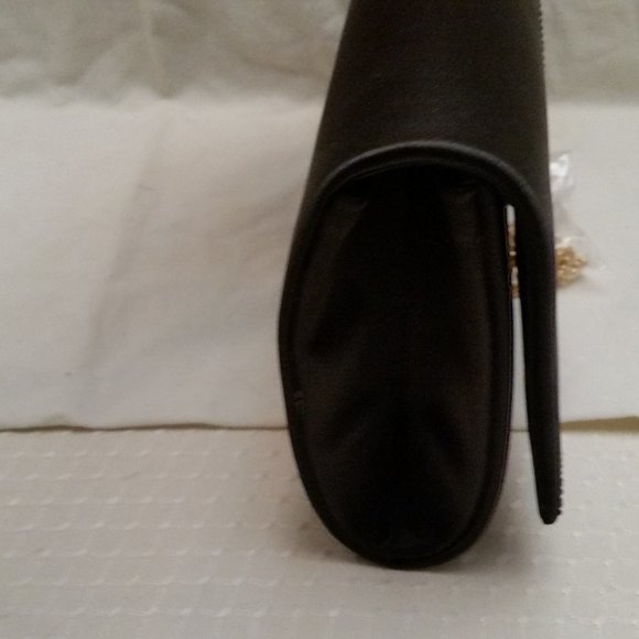 New! Koko Palenki Sleek Charcoal Clutch-344WC - Picture 5 of 11